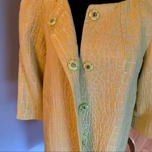 Oky Coky (Spanish brand) 3/4 length coat. Size 6